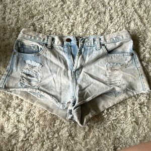 High waisted shorts